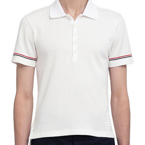 톰브라운 마이크로 써멀 PK티셔츠 MJP138A 07999 (100, 화이트)_이미지
