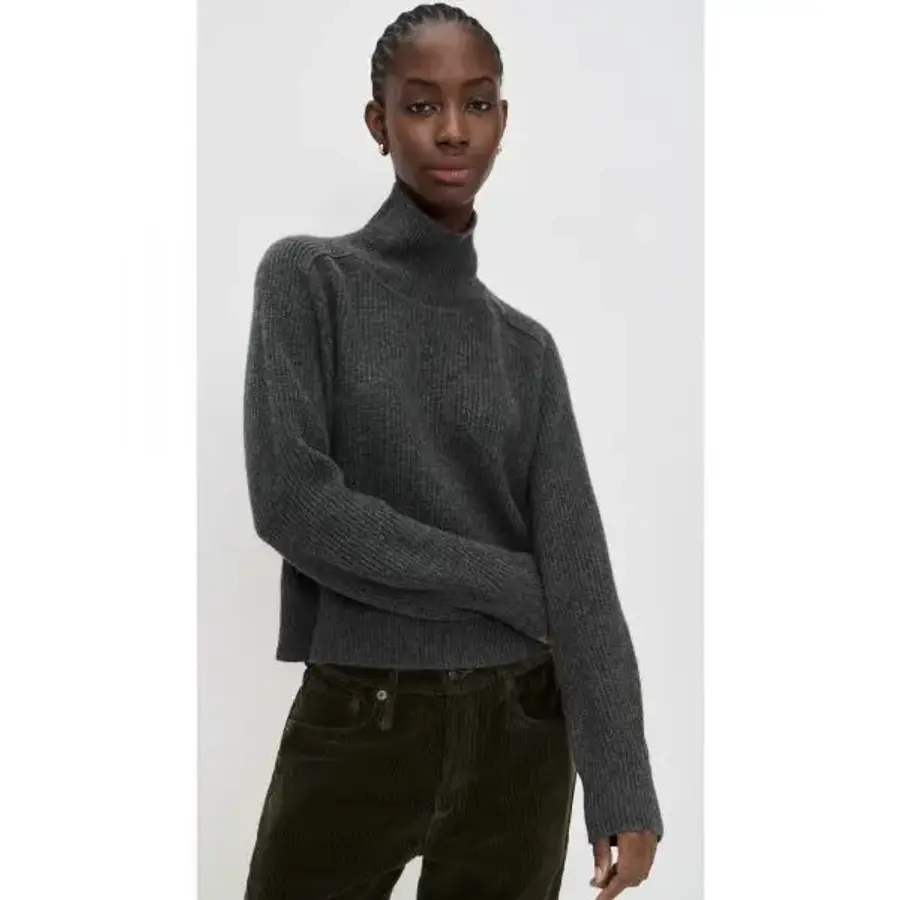 EnC Guest in Resid e 게스트 인 레지던스 캐시미어 크롭드 립 터틀넥 7444004