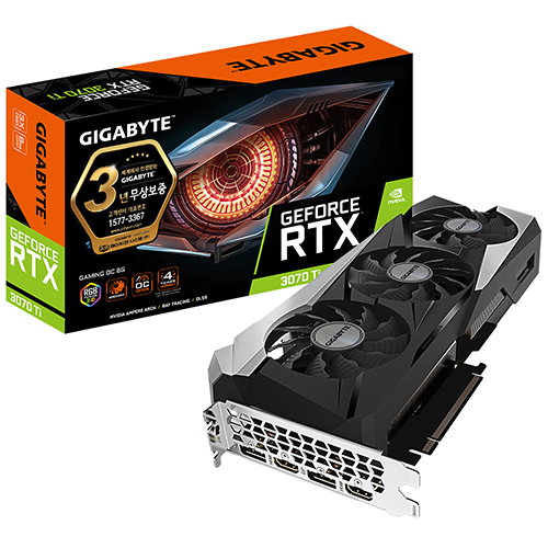 GIGABYTE 지포스 RTX 3070 Ti GAMING OC D6X 8GB 제이씨현_이미지