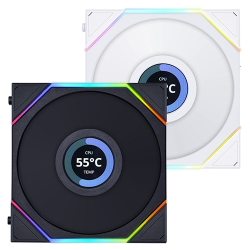 리안리 UNI FAN TL LCD 120 (컨트롤러/3팩, 화이트)