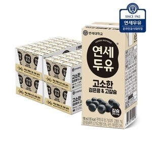 <b>연세</b>우유 고소한 검은콩&고칼슘 <b>두유</b> 190ml