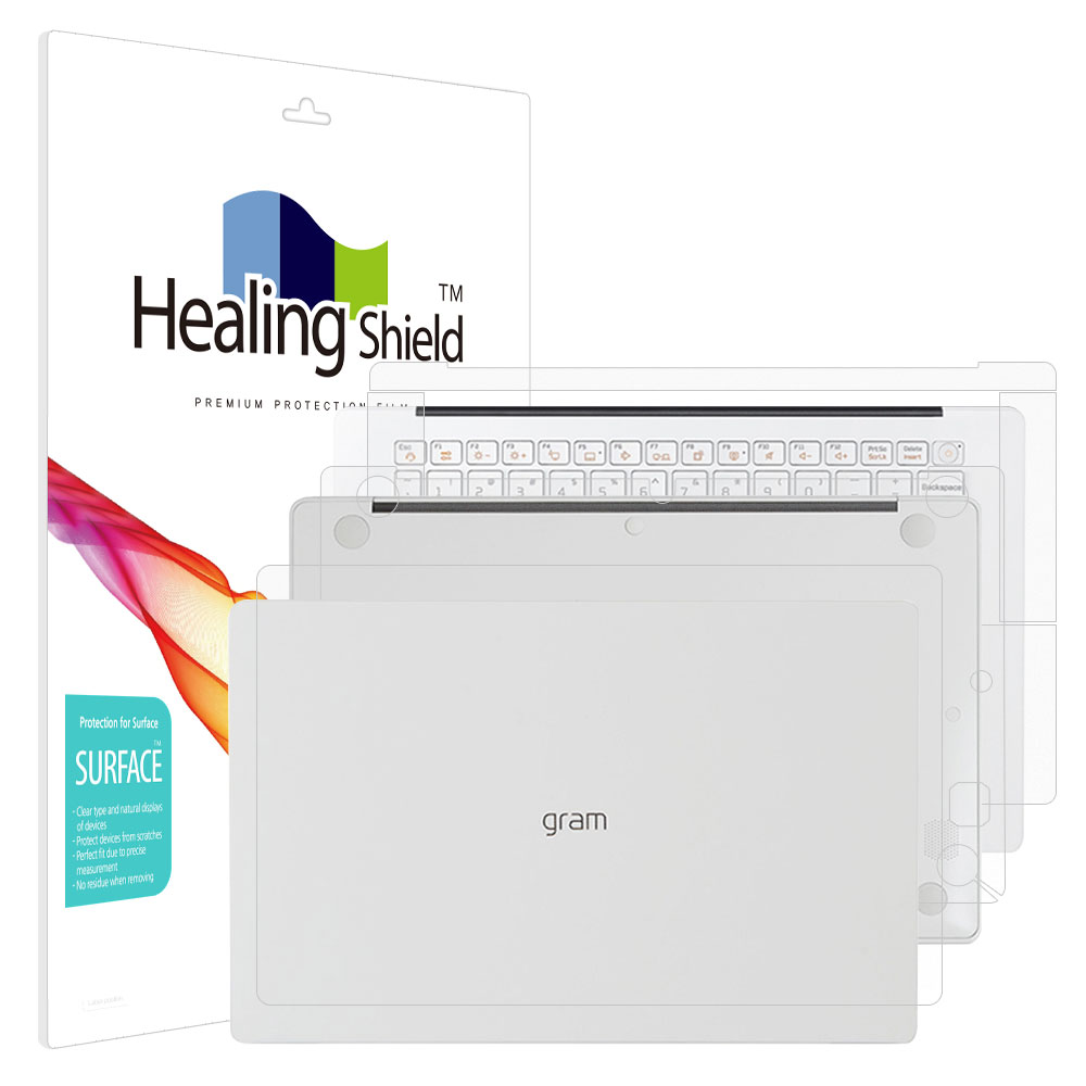 폰트리 힐링쉴드 LG전자 2021 그램14 14ZB95N 무광 외부보호필름 3종 세트