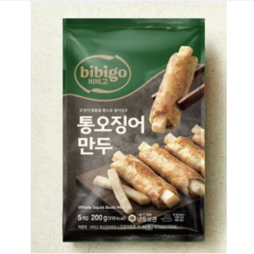 CJ제일제당 비비고 통오징어만두 200g (2개)_이미지