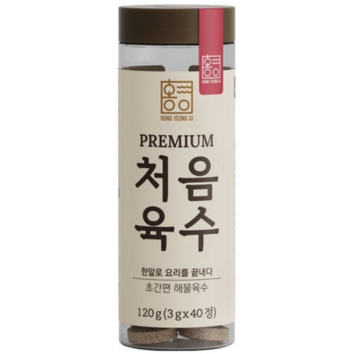 더동쪽바다가는길 홍영의 프리미엄 처음육수 120g (3g x 40정) (4개)