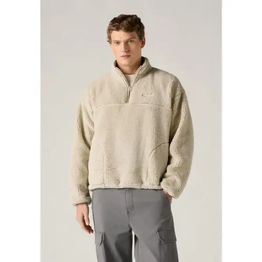 리바이스바디웨어 리바이스 포포버 플리스 점퍼 연회색 7652179_이미지