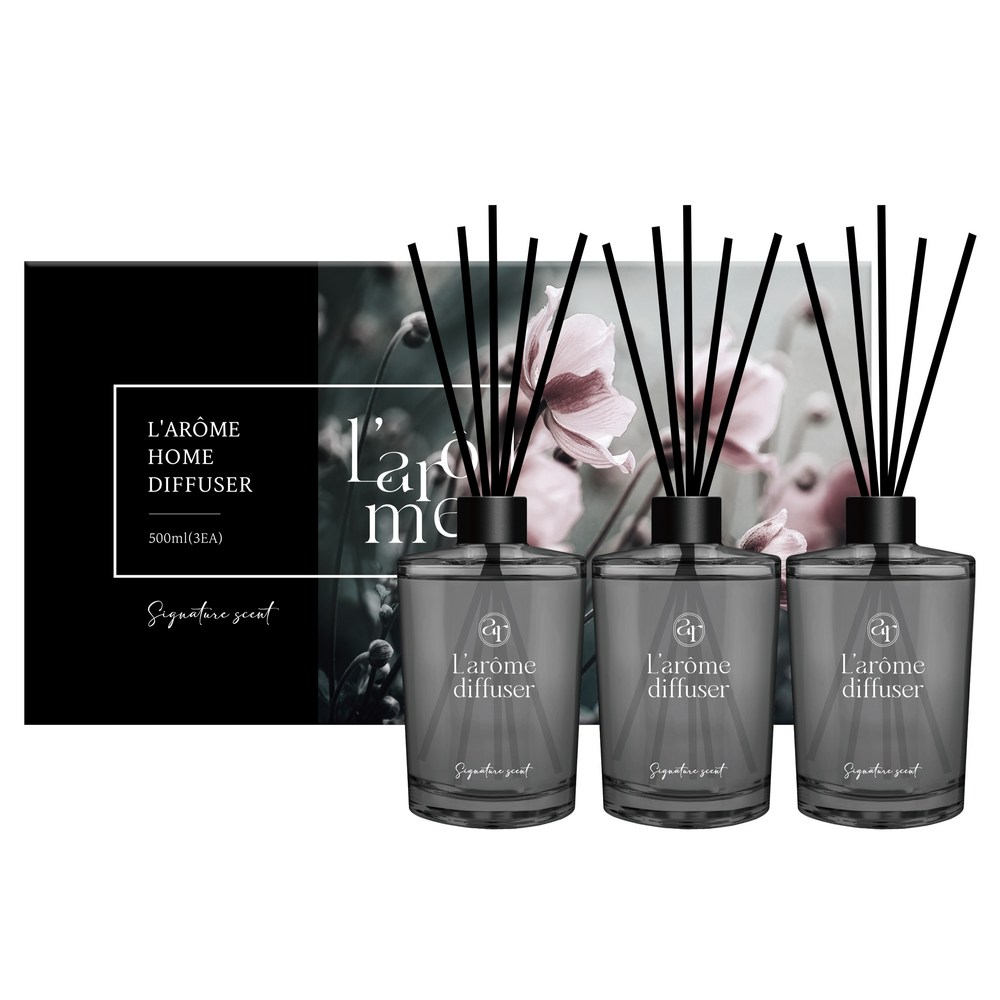 더허브샵 라홈 디퓨저 다우니퓨어코튼향 510ml (3개)_이미지