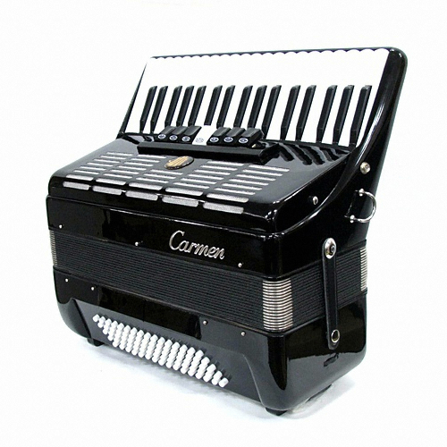 HMI Carmen 아코디언 80베이스 3열 37건반 블랙