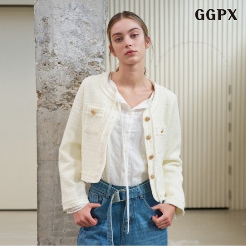 GGPX 크롭 트위드 자켓 GPCJK009D