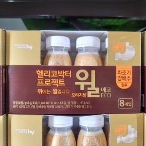 한국야쿠르트 헬리코박터 프로젝트 윌 오리지널 에코 180ml (8개)