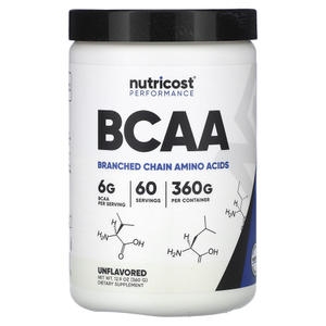 뉴트리코스트 퍼포먼스 BCAA 무맛 360g (1개)