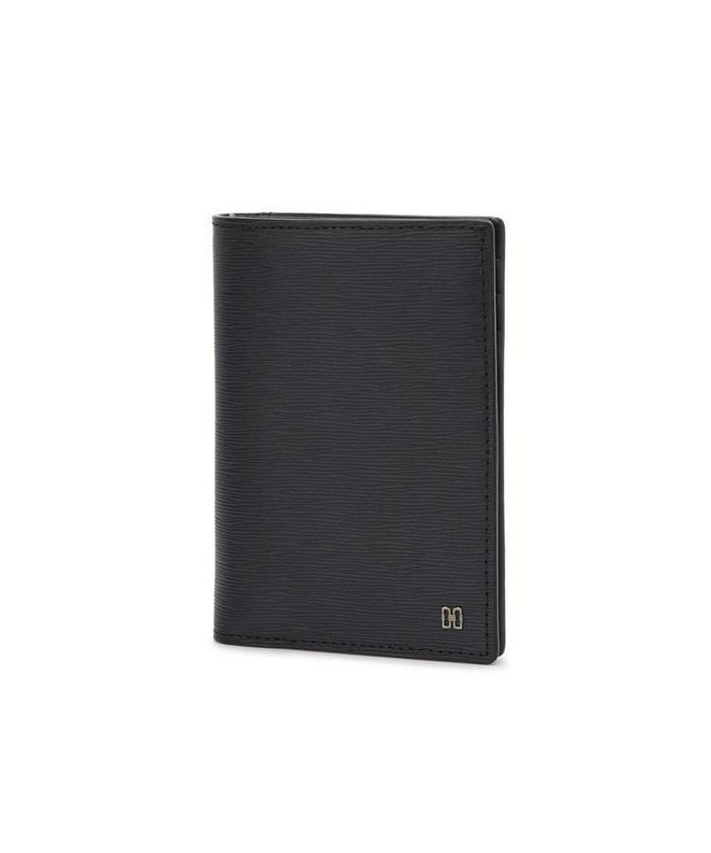 닥스 남성 블랙 소가죽 로고장식 카드오거나이저 DBHO6FE25BK