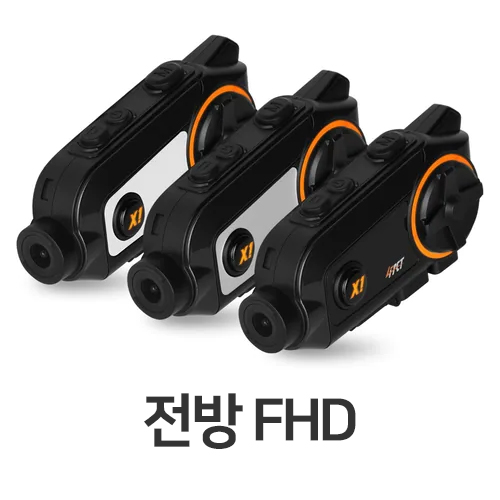 포팩트 4FACT X1 헬멧 블루투스 블랙박스_이미지