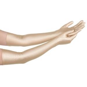 OST 119435 Xelsluthe Long Champagne Opera Party Gloves for Women 1920s S..