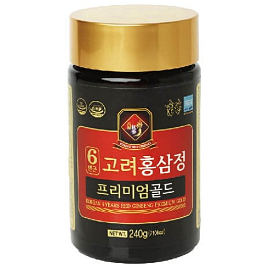 대한홍삼진흥공사 6년근 고려 홍삼정 프리미엄 골드 240g (4개)_이미지