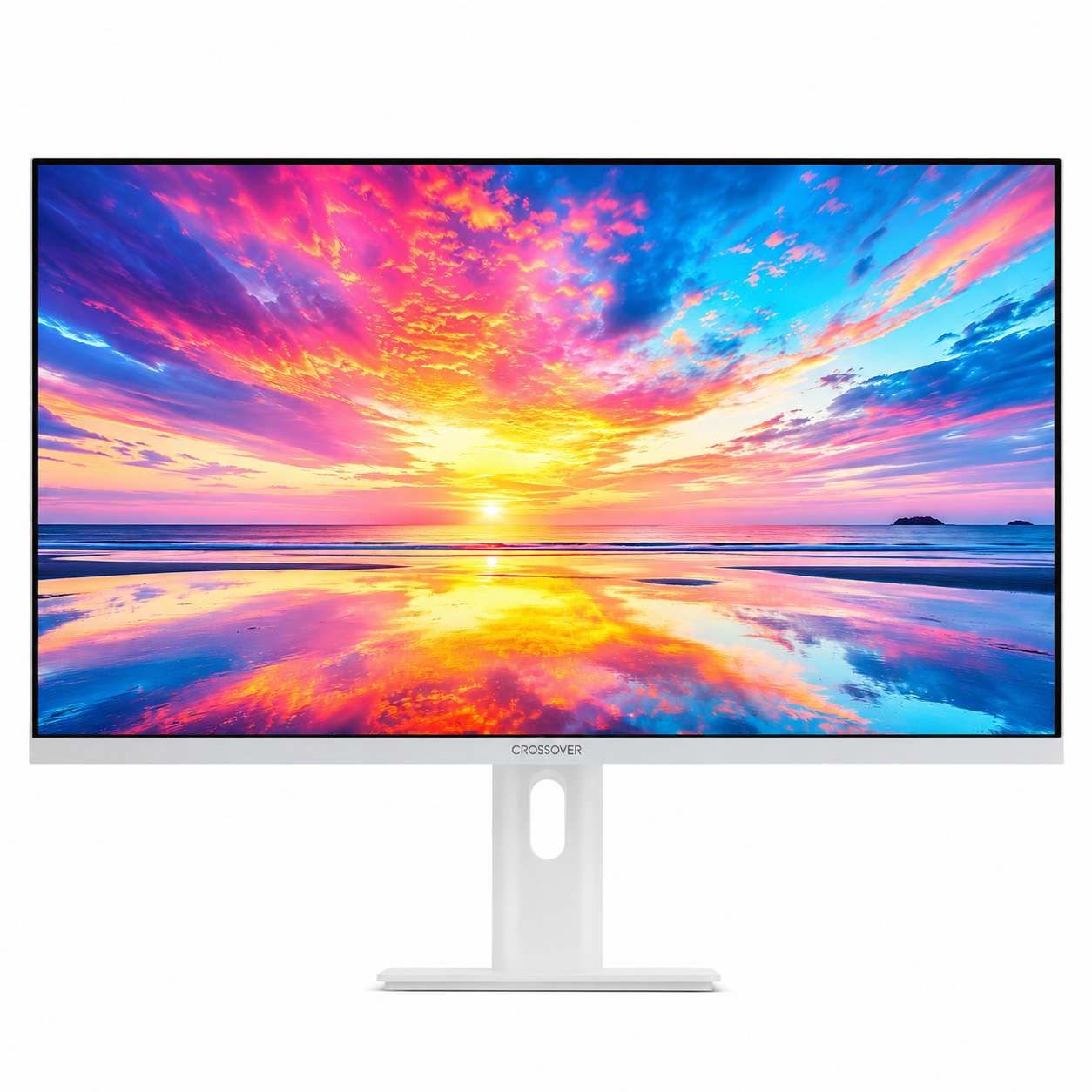 크로스오버 A27UA970 120UP UHD4K-iPS USB-C 멀티스탠드 화이트 SE 무결점_이미지