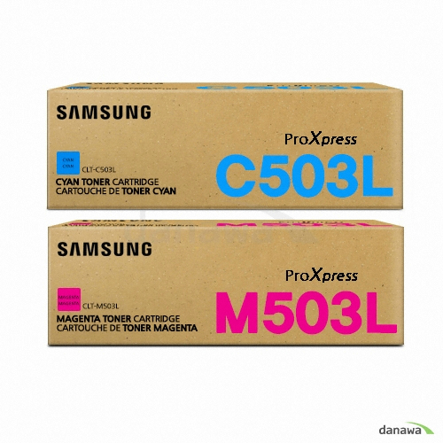 �Ｚ���� ��ǰ CLT-C503L, CLT-M503L 2�� ��Ʈ