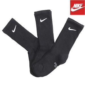 나이키 YA 3팩 쿠션 크루 양말 SX6842-010_이미지