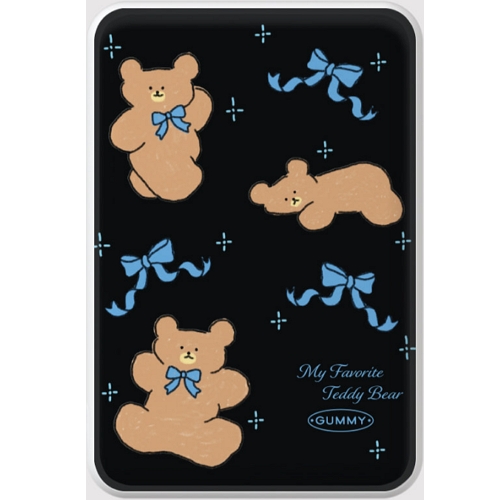 더나인몰 blue ribbon teddy 맥세이프 보조배터리 5000mAh_이미지