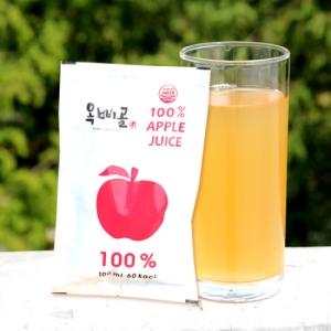  자연스런 100프로 국내산 옥삐골 사과즙 100ml 30포 [1개]