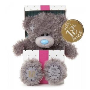Qingdao Poladreams 미투유 해피 18th 버스데이 플러시 베어 18cm_이미지