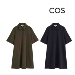 COS 코스 JERSEY 폴로 미니 원피스 1272839002_이미지