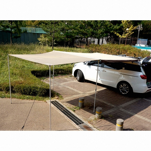 마당발 차량용 사이드어닝 (250x250cm)_이미지