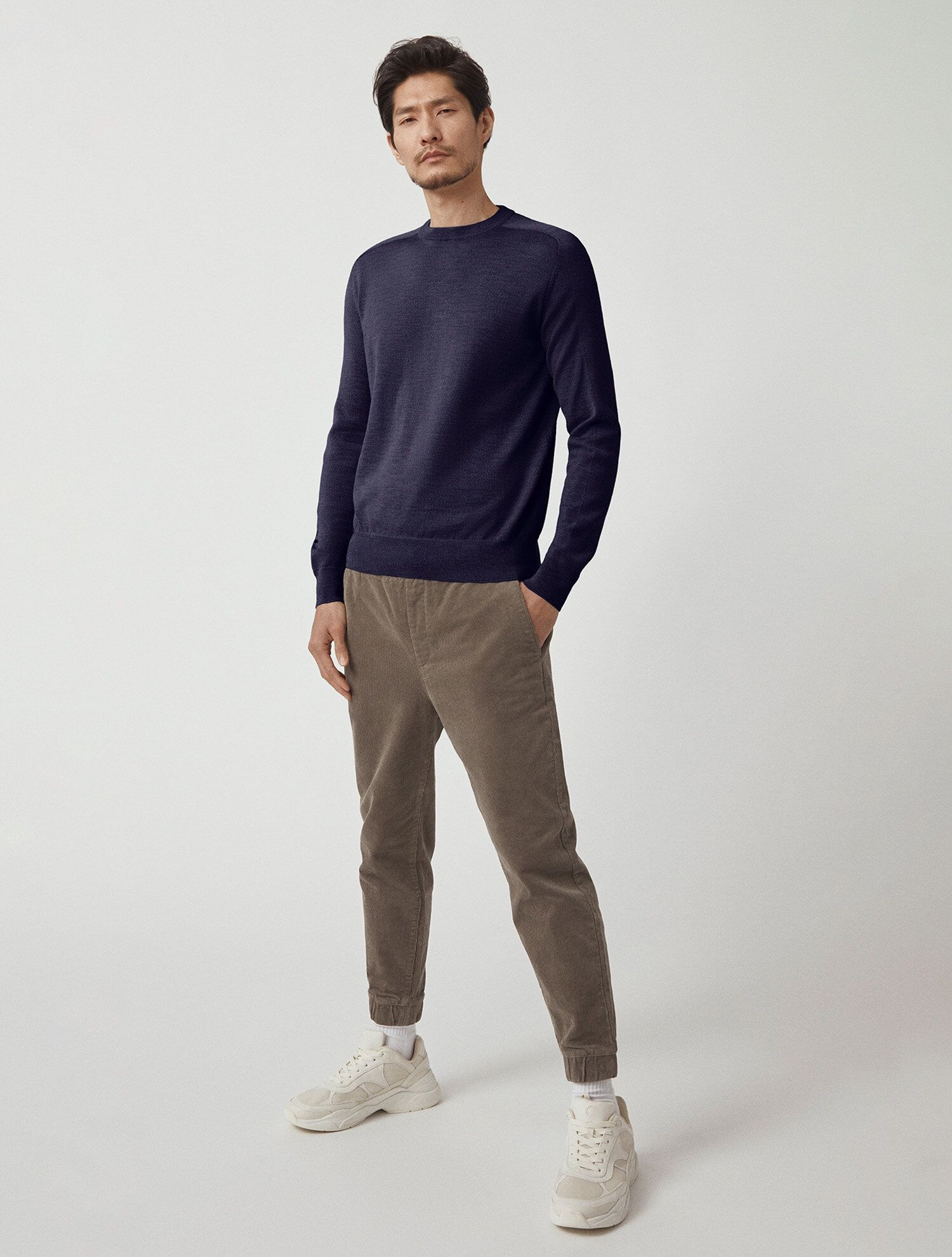 남성 웰랜드 스웨터 Navy _Q225AMKC02NYN