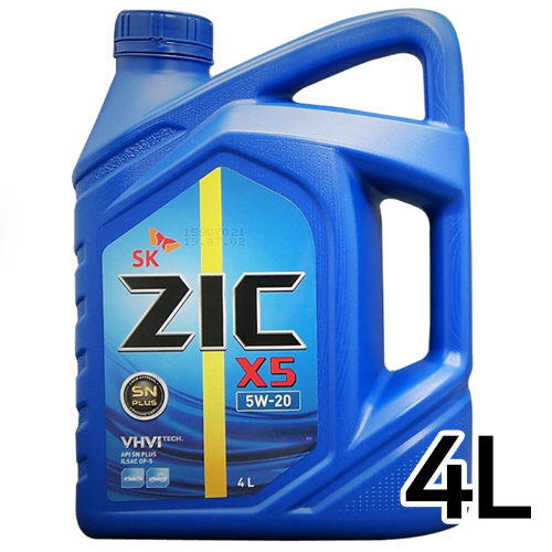 SK엔무브 지크 X5 SN PLUS 5W20 4L (1개)_이미지