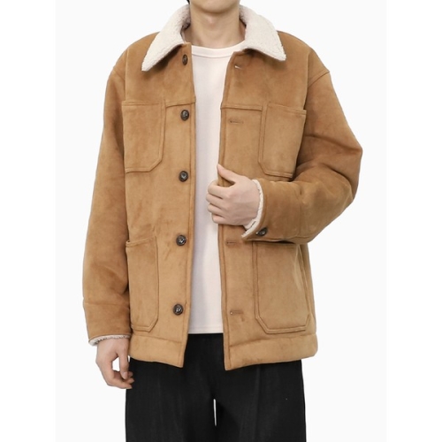 남성 무스탕 겨울 아우터 데일리 워크자켓 SOID008