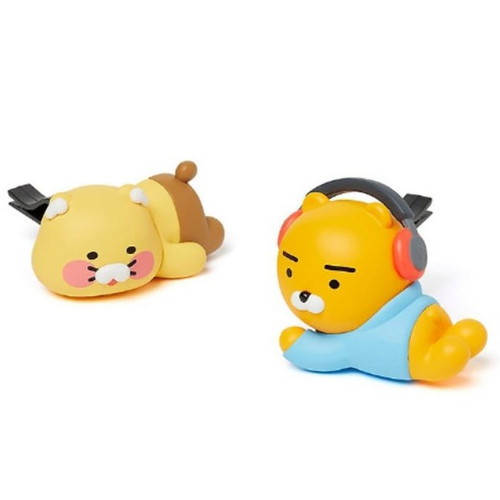 카카오프렌즈 디제이 라이언 춘식이 차량용 송풍구 방향제 세트