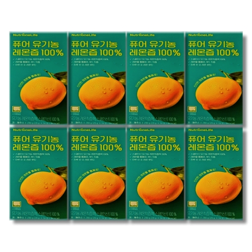 뉴트리원 NFC 유기농 레몬즙 착즙 100% 20g 14포 (8개)