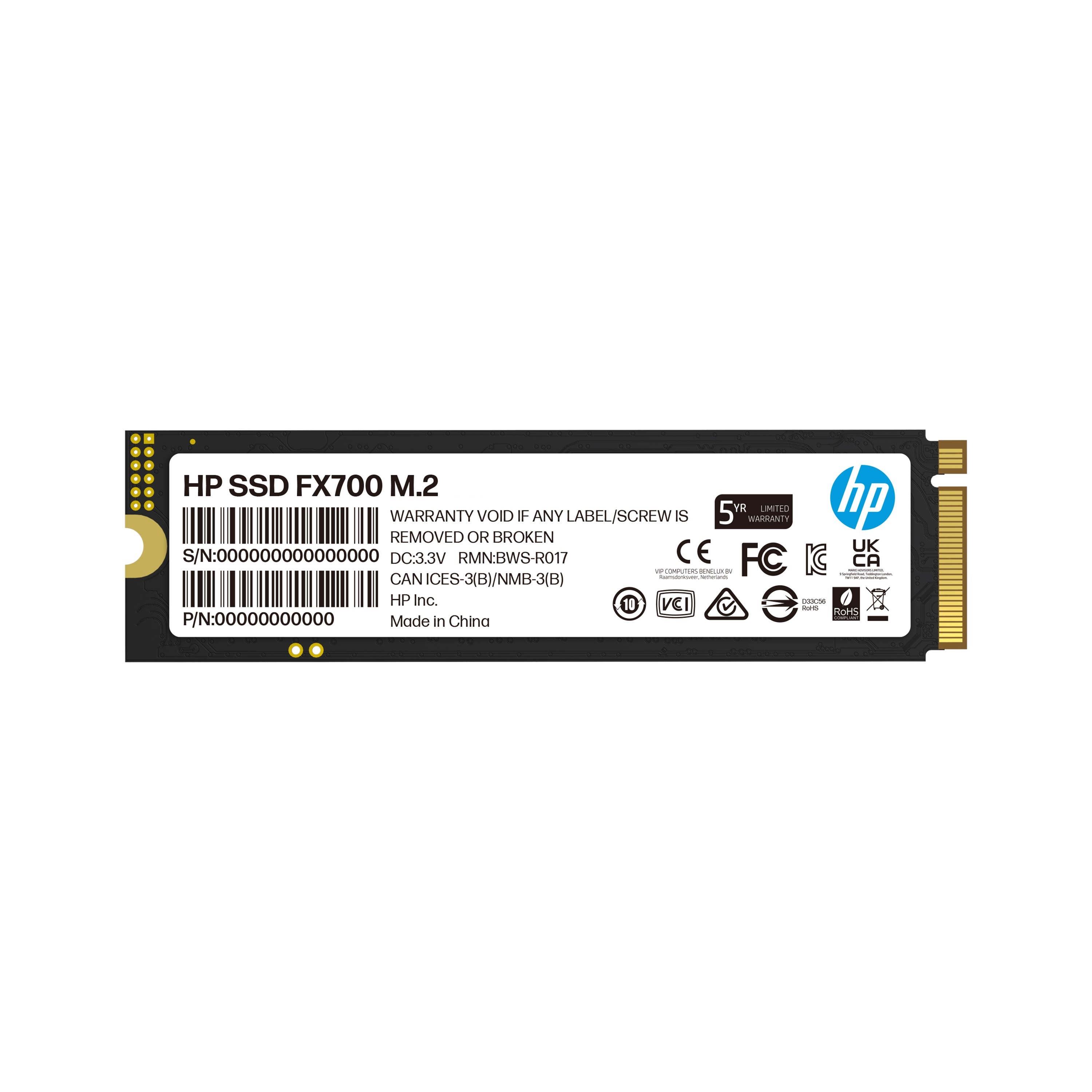 HP FX700 M.2 NVMe