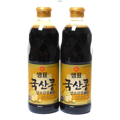 샘표 국산콩 양조간장 프리미엄 860ml (2개)_이미지