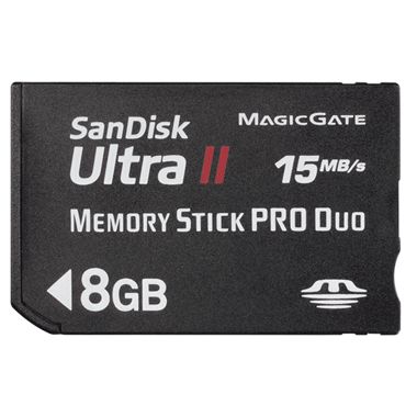 Sandisk 메모리스틱 프로듀오 Ultra II (15MB/sec) (병행수입, 8GB)_이미지