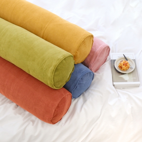 포홈 라곰 코듀로이 원형 롱쿠션 110x20 5color