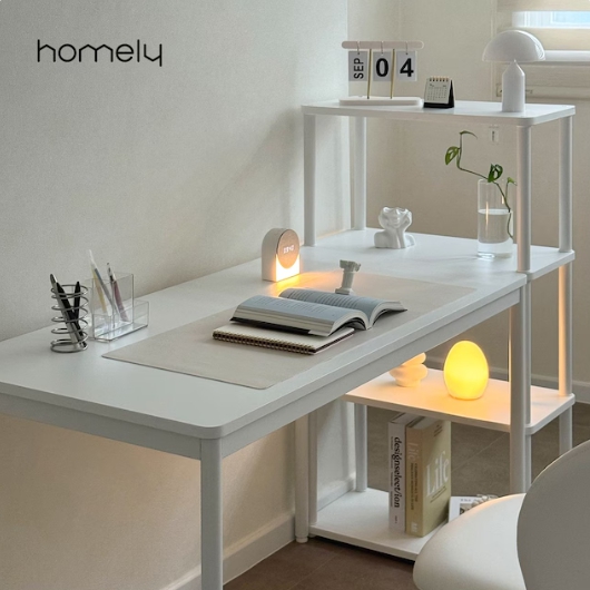 홈리 노트르 화이트 컴퓨터 책상 (1400x800)