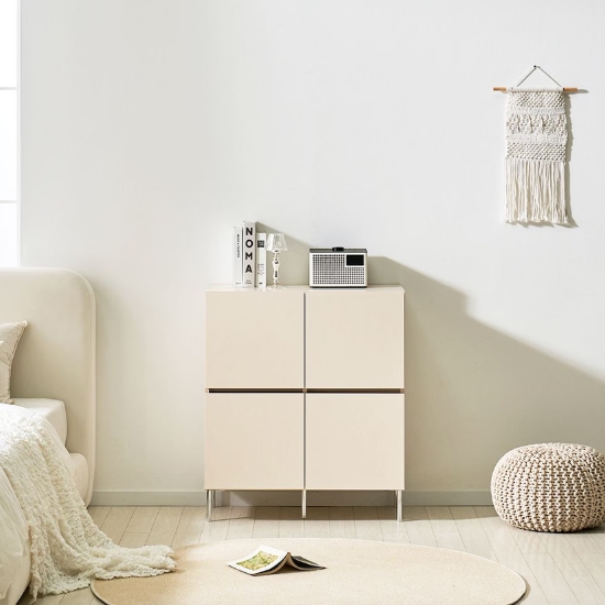 리엔까사 로아 2단 다리형 다용도 거실 수납장 800_이미지