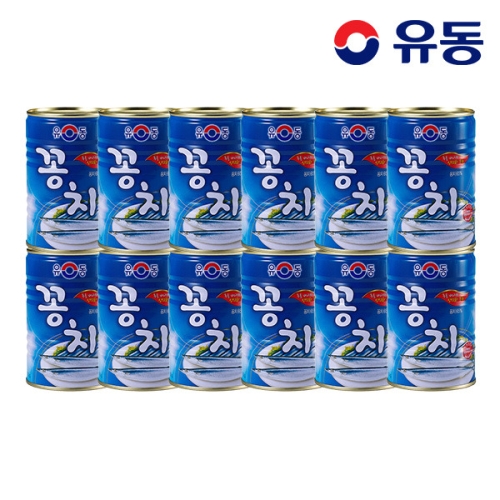 유성물산교역 유동 꽁치 400g x12개_이미지