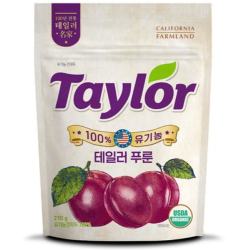 테일러 유기농 푸룬 210g (24개)_이미지
