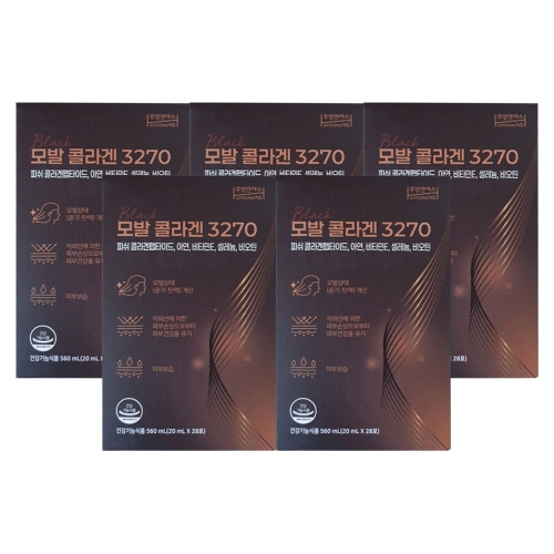 주영엔에스 모발콜라겐 3270 20ml 28포 (5개)_이미지