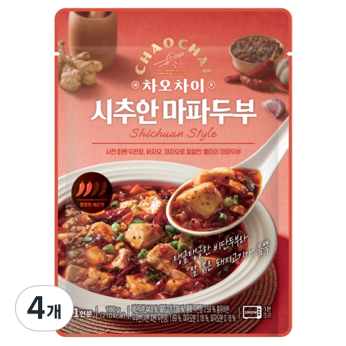 샘표식품 샘표 차오차이 시추안마파두부 180g (4개)_이미지