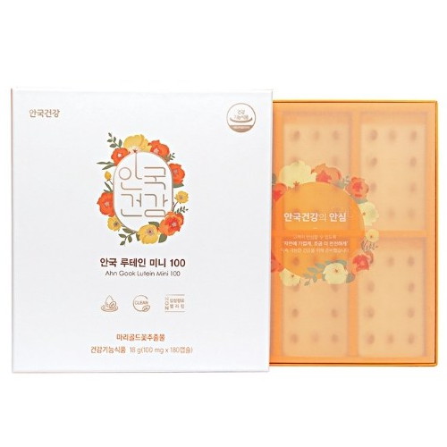 안국건강 안국 루테인 미니 100 180캡슐 (1개)_이미지