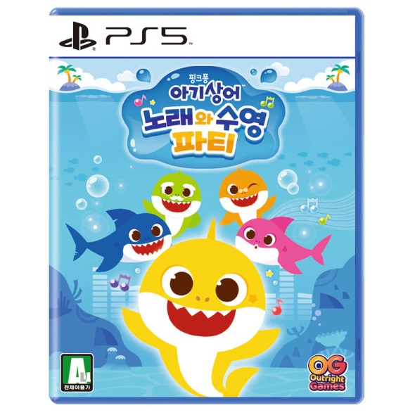 아기상어 노래와 수영 파티 한글판 PS5, 패키지디스크_이미지