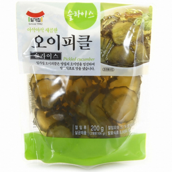 일미농수산 일가집 오이피클 슬라이스 200g이미지입니다. 누르면 해당 게시물로 새창이동합니다.