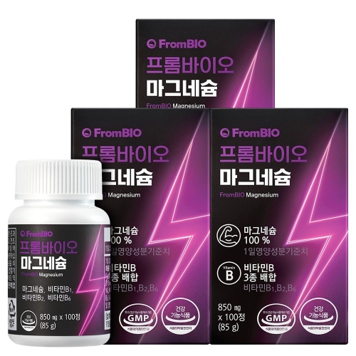 프롬바이오 마그네슘 850mg 100정 (3개)_이미지