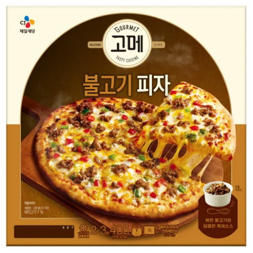 CJ제일제당 고메 클래식 불고기 피자 405g (3개)