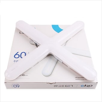 씨티오 LED 돌핀 십자등 주광색 60W