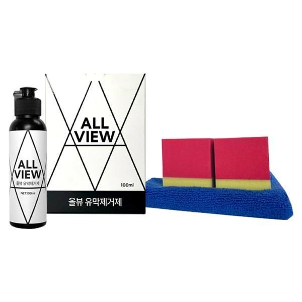  올뷰 유막제거제 + 스펀지 2P + 타월 1P