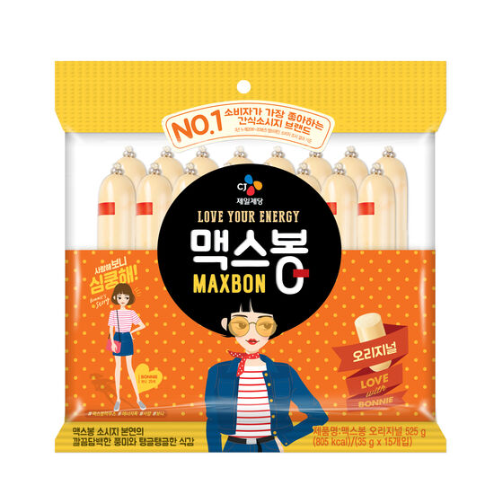 CJ제일제당 맥스봉 오리지널 15개입 525g (1개)_이미지