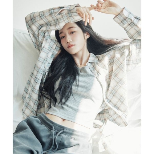 LEE lt gt 리 LEE 우먼 트임 슬리브리스 티셔츠 그레이 LE2502ST77GR 112862